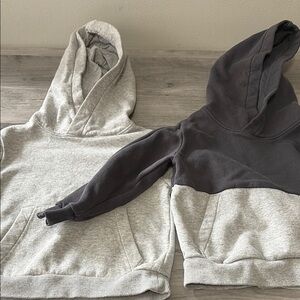 Set of 2 Gray and Black Hoodies from H&M size 3T boys